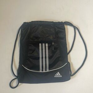 adidas LIGHTNING SACKPACK black with white stripes